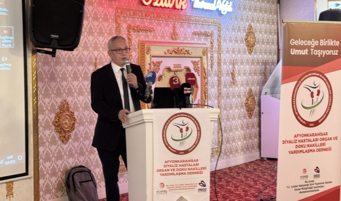 AFYONKARAHİSAR (AA) – Afyonkarahisar Diyaliz Hastaları ve Doku Nakilleri Derneğince