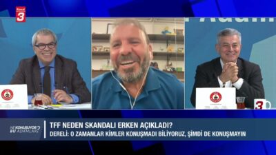 Orhan Kılıç moderatörlüğünde, FIFA kokartlı eski hakem Selçuk Dereli eşliğinde