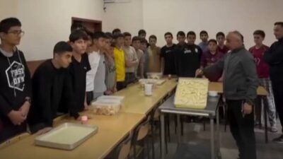 Emirdağ ilçesinde bulunan Emirdağ Fen Lisesi pansiyonunda kalan öğrencilere, Emirdağ’ın