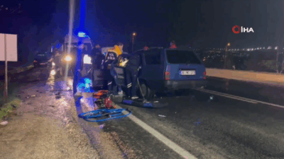 Kazada 3’ü çocuk 9 kişi yaralanırken, 5 yaşındaki çocuğun durumunun