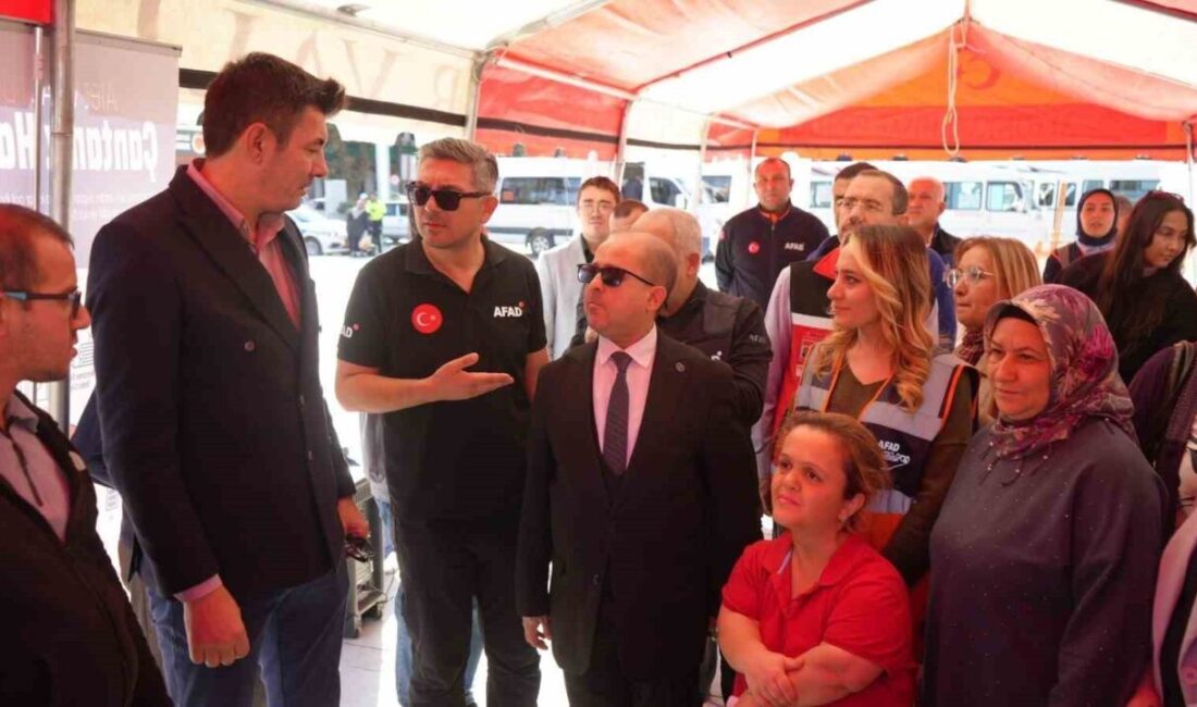 Afyonkarahisar Valiliği himayelerinde yürütülen ve engelli bireylerin afetlere karşı hazırlık