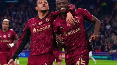 Johan Cruijff Arena’da oynanan karşılaşmada Galatasaray, Hollanda temsilcisi Ajax’ı 3-0