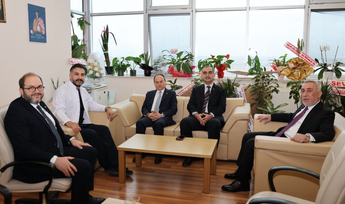 Ziyarette; ATSO Yönetim Kurulu Başkanı Hüsnü Serteser, ATSO Meclis Başkanı