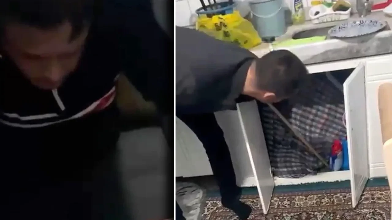 Firari Hükümlü Mutfak Dolabında Yakalandı