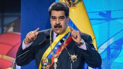 Venezuela Devlet Başkanı Nicolas Maduro, başkent Karakas’taki bir askeri kışlada