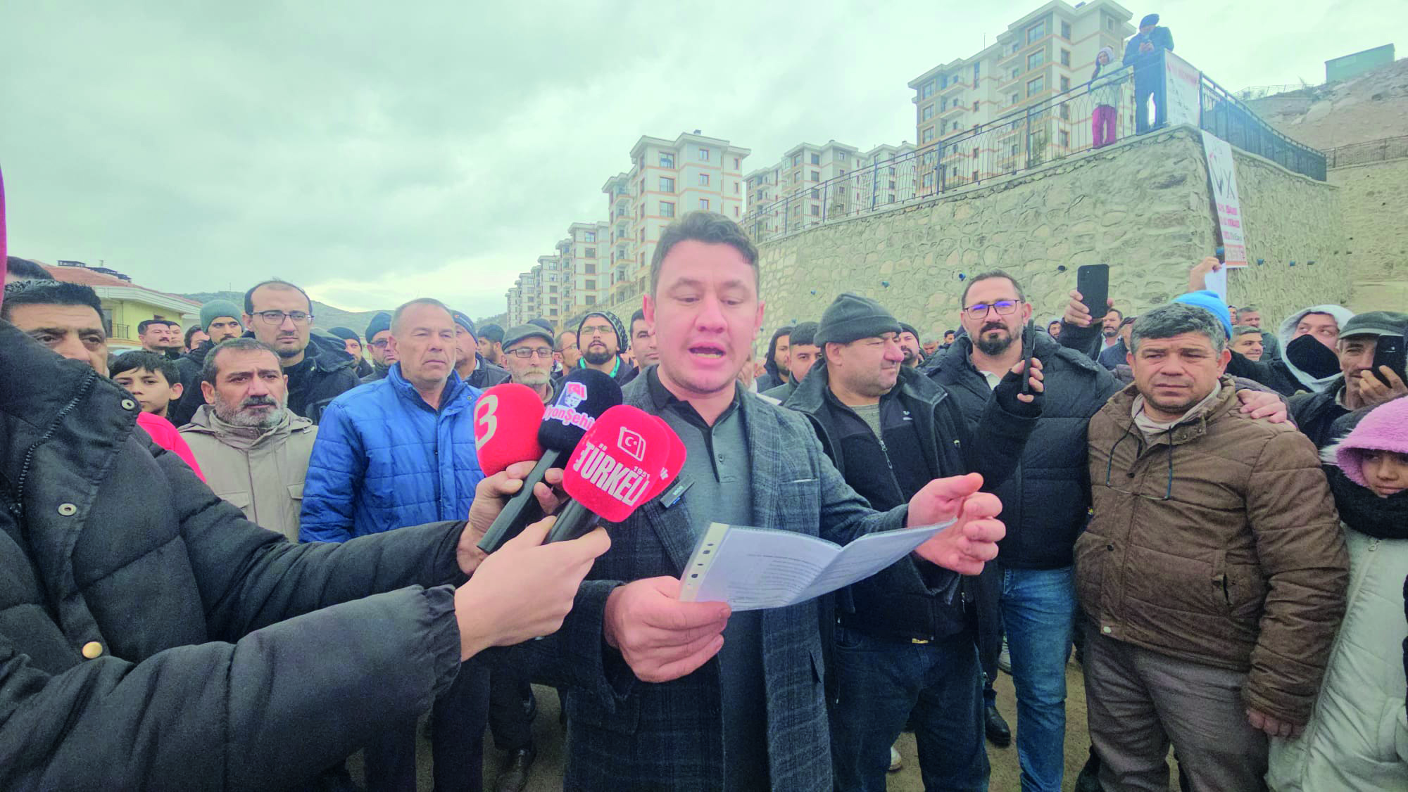 Gökçe TOKİ sakinlerinden veryansın