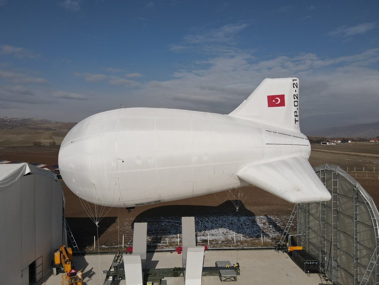 TÜRKPORT Savunma Sanayi, havadan daha hafif bir gazın (helyum, hidrojen