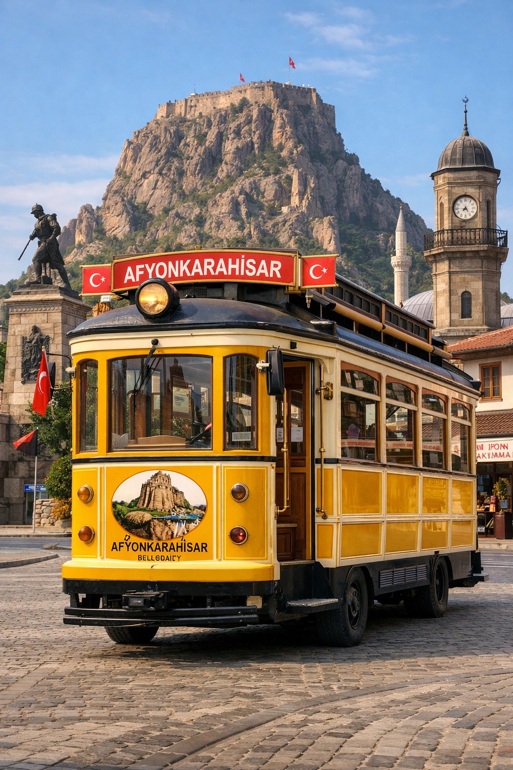 Afyon’a nostaljik dokunuş: Tramvay mı geliyor?