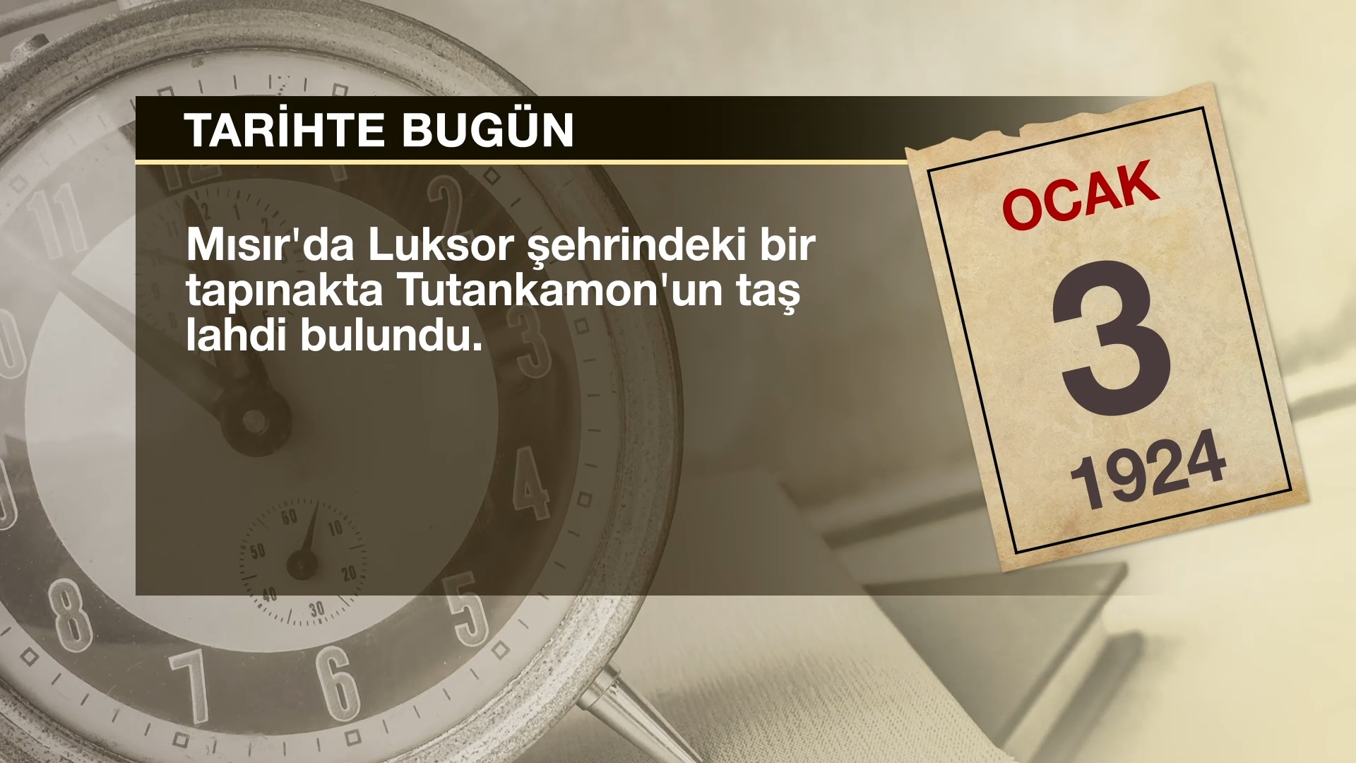 3 OCAK TARİH’TE BUGÜN