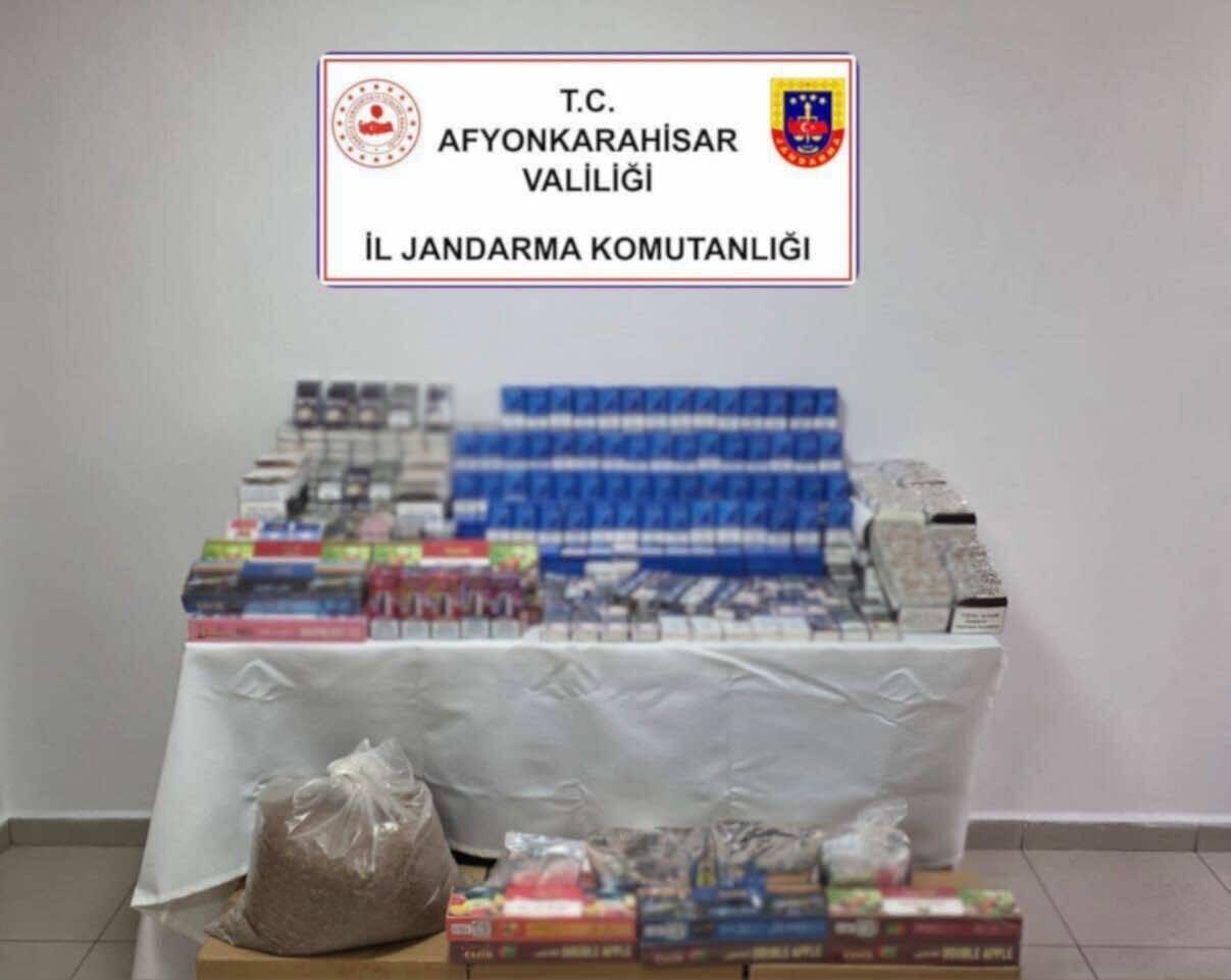 Jandarmadan kaçak makaron operasyonu