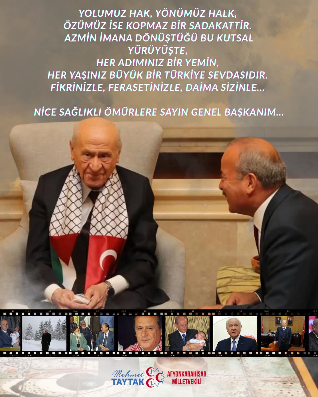 “Her yaşınız büyük bir Türkiye sevdasıdır”