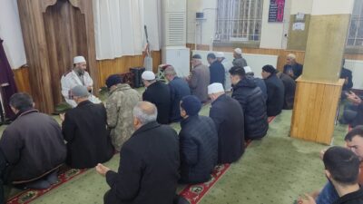 Manevi atmosfer gönülleri fethetti Programa İlçe Müftüsü Ali Üney, İlçe