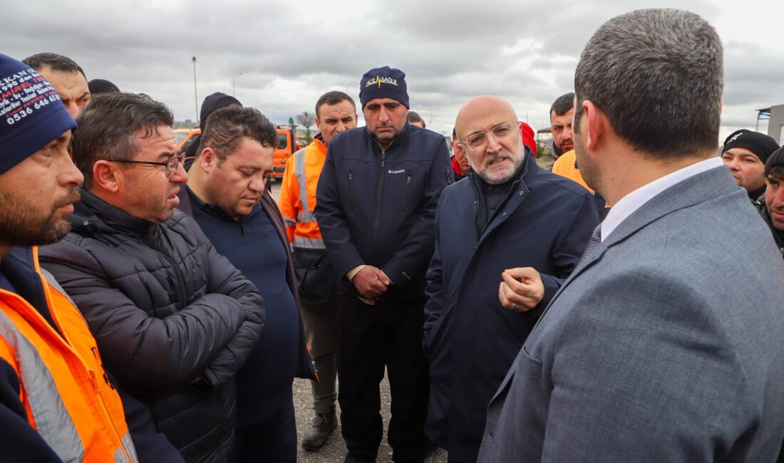 İşçilerin istek ve taleplerine kayıtsız kalmayan İl Başkanı Şahin, talebin