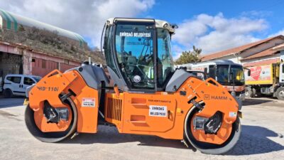 Daha önce tamamlanan sıcak asfalt üretim şantiyesine eklenen yeni iş