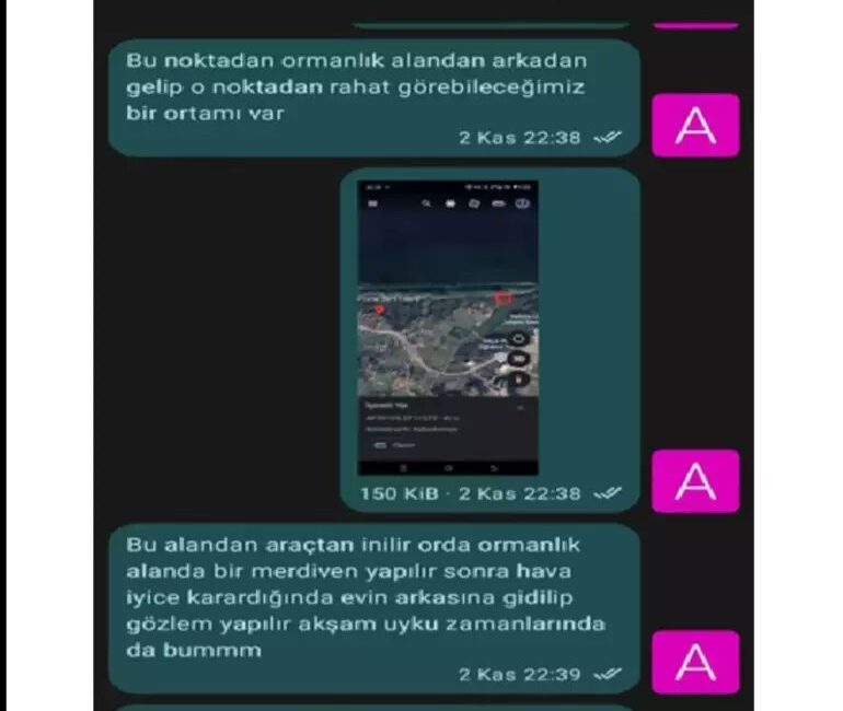 “Akşam uyku zamanında bummm” Güvenlik güçlerinin ele geçirdiği dijital materyaller