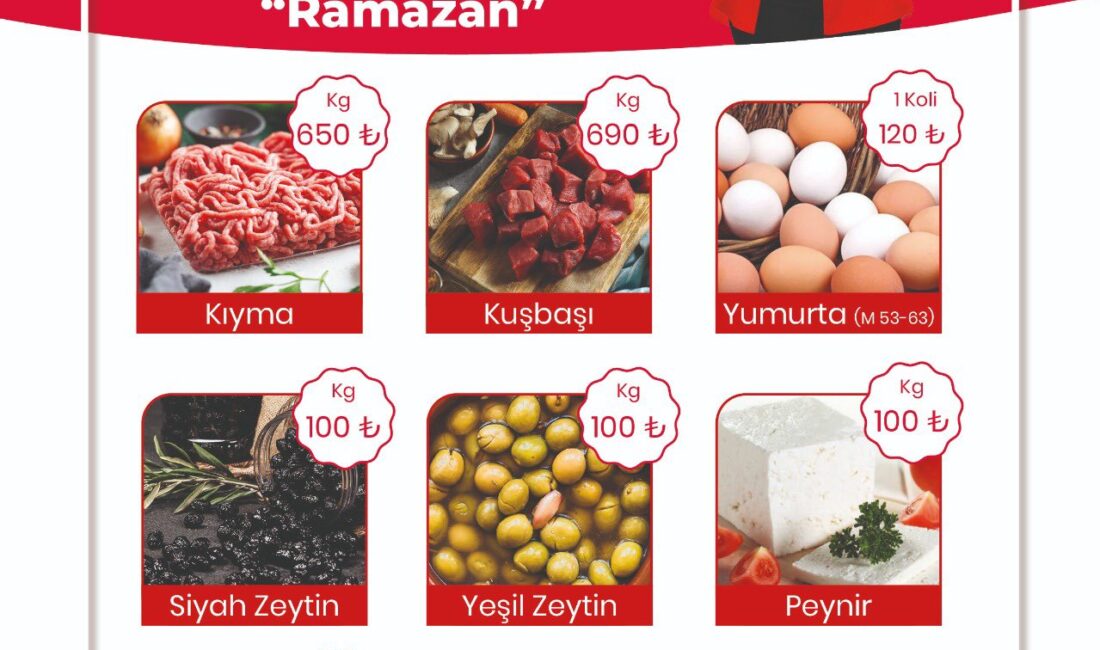Et ve kahvaltılık ürünlerde sabit fiyat Ramazan sofralarının vazgeçilmezi olan