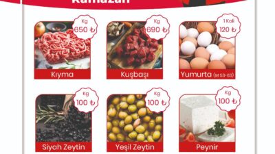 Et ve kahvaltılık ürünlerde sabit fiyat Ramazan sofralarının vazgeçilmezi olan