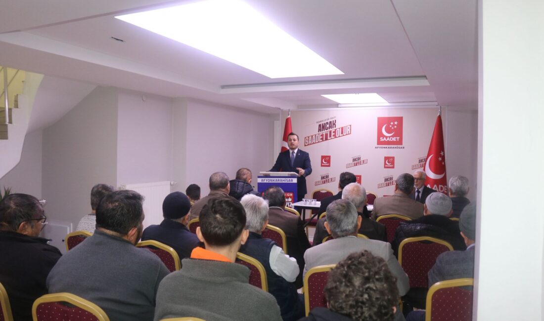Saadet Partisi Afyonkarahisar İl Başkanlığı Ocak ayı İl Divan Toplantısı,