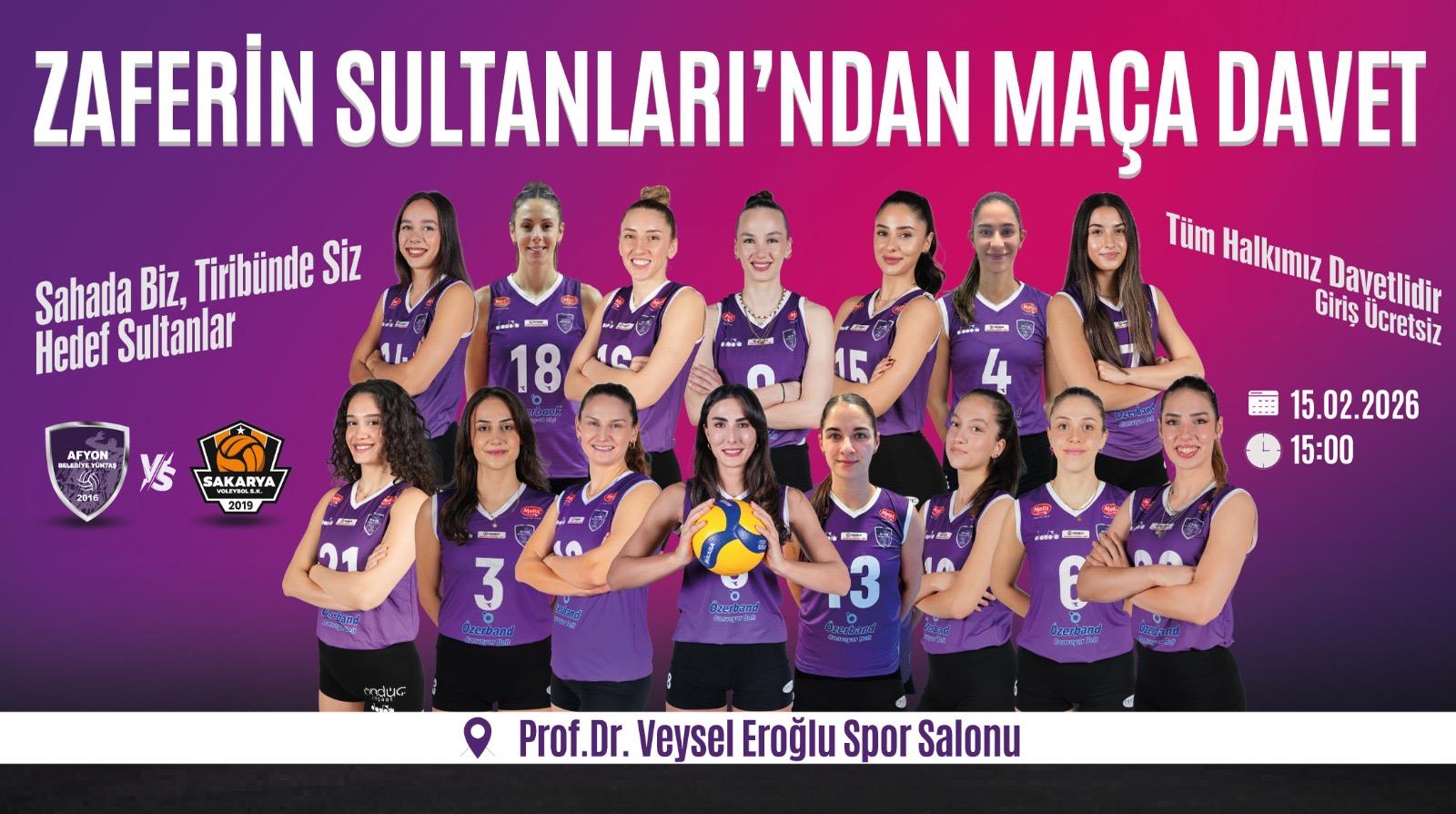 Afyon Belediye Yüntaş Spor Kulübü’nden taraftara davet!