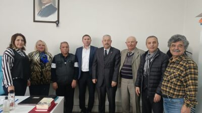 Geniş bir heyetle katılım sağlandı Dernek başkanı Muharrem Günay öncülüğünde