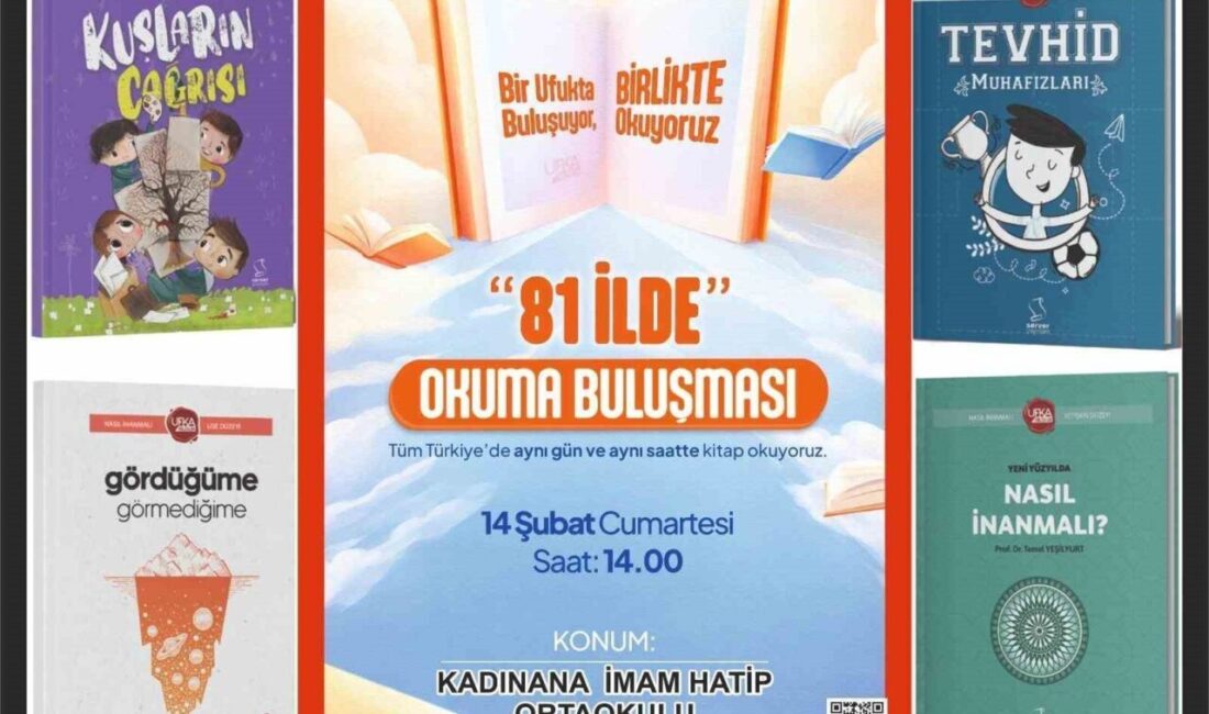 ‘81 İlde Okuma Buluşması’ etkinliği tüm Türkiye ile birlikte Afyonkarahisar’da