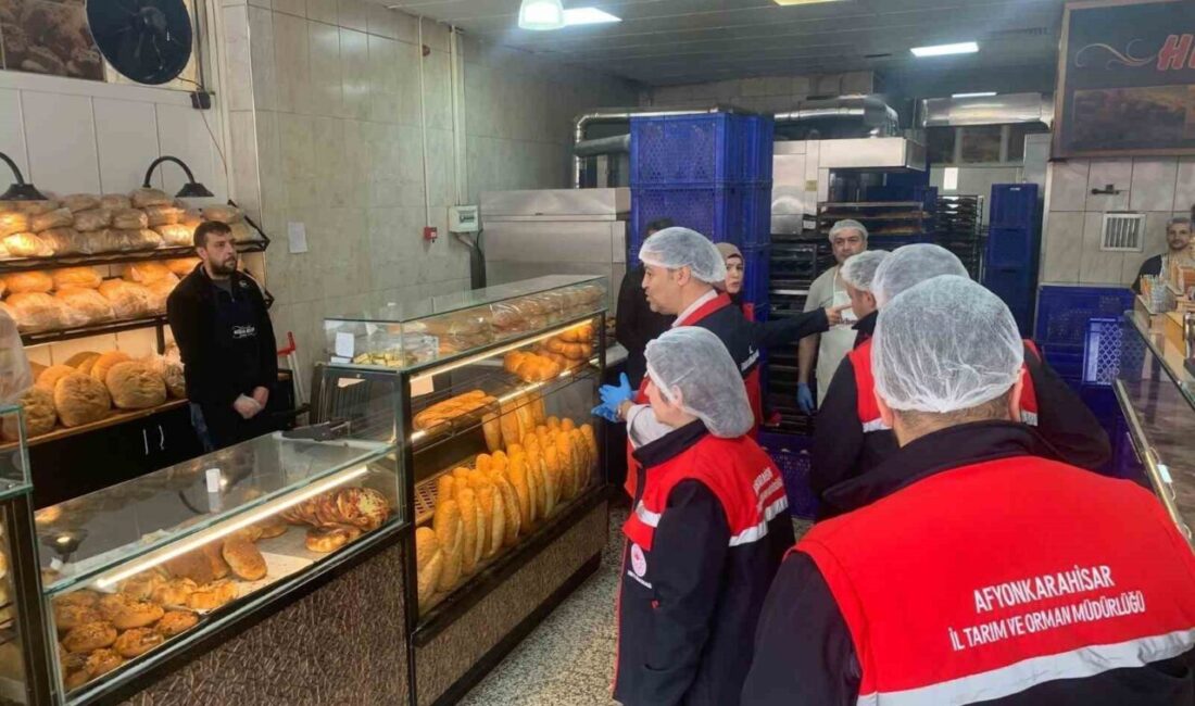 Afyonkarahisar Tarım ve Orman İl Müdürlüğü ekipleri yaklaşan Ramazan ayı