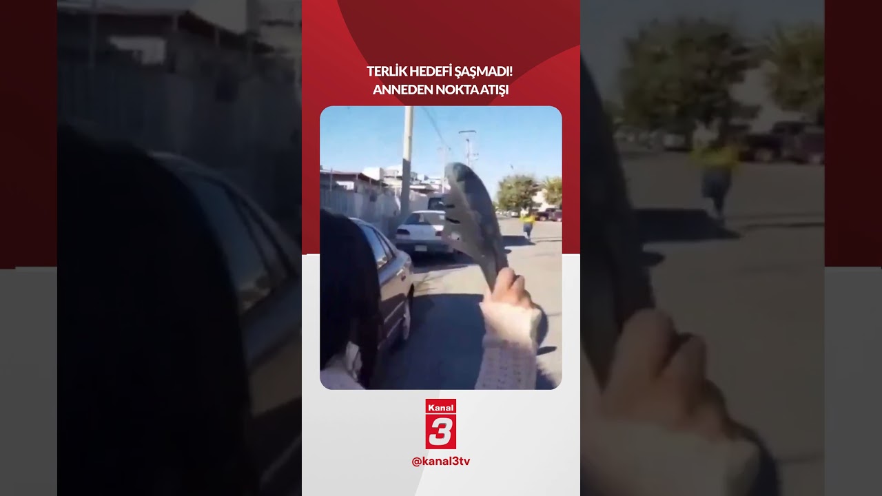 Terlik hedefi şaşmadı! Anneden nokta atışı!