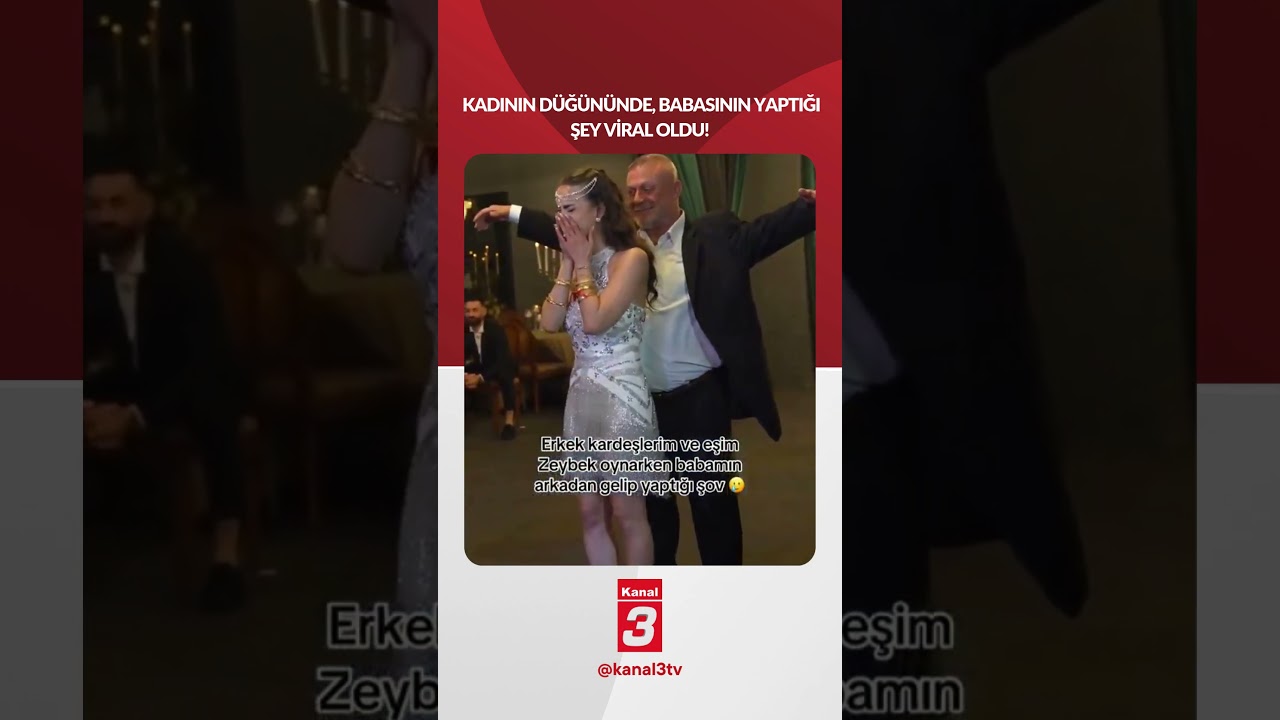 Kadının düğününde, babasının yaptığı şey sosyal medyada viral oldu!