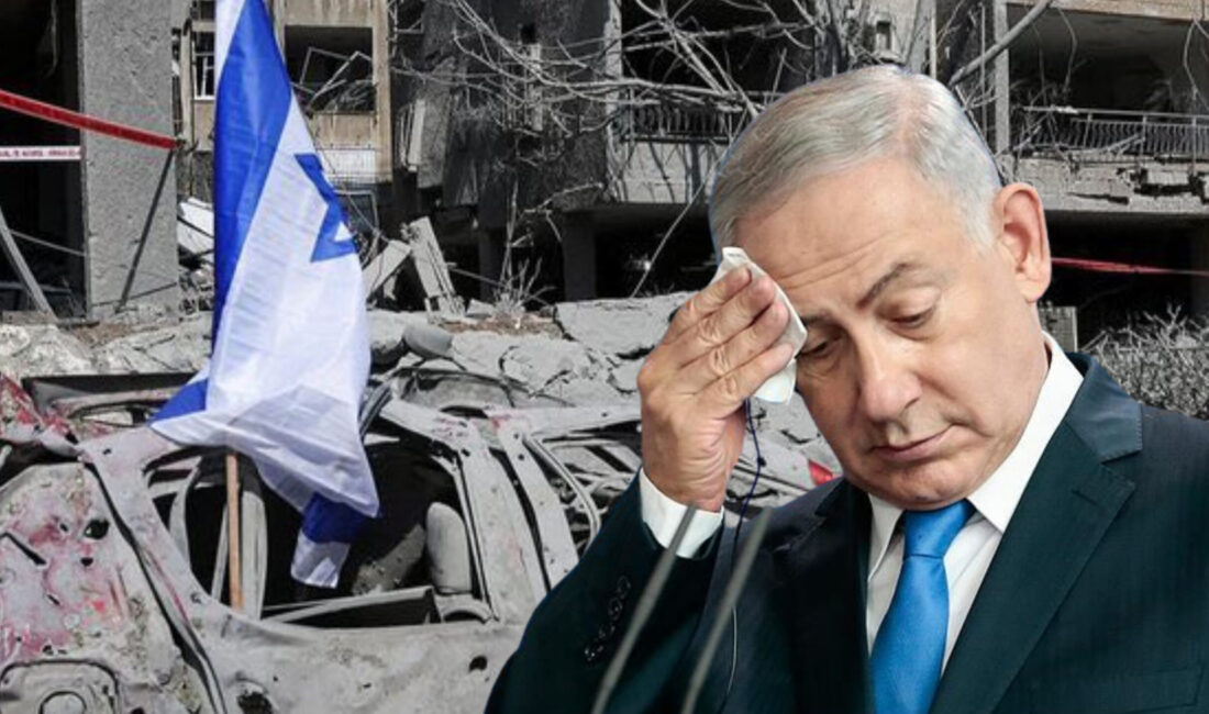 Sokaklar boşaldı binalar yerle bir oldu İran’dan fırlatılan füzelerin isabet