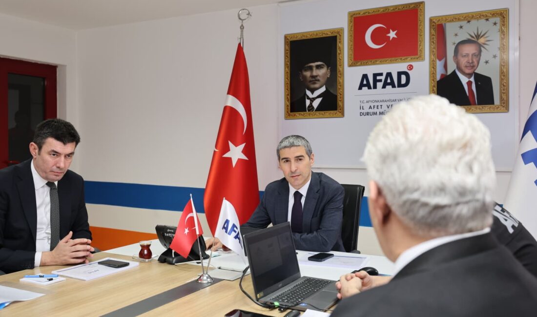 Olası afetlere karşı hazırlıklar masaya yatırıldı Valilik makamından yapılan açıklamaya