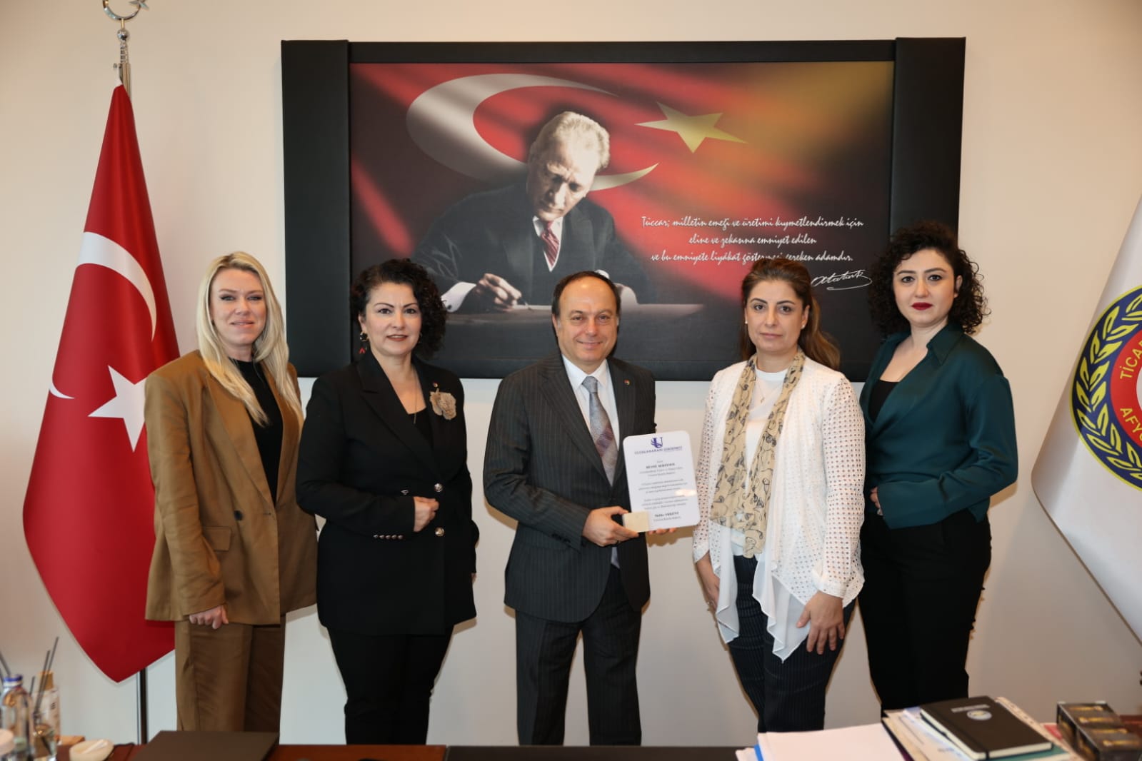 Kadın Girişimcilerden ATSO’ya teşekkür ziyareti