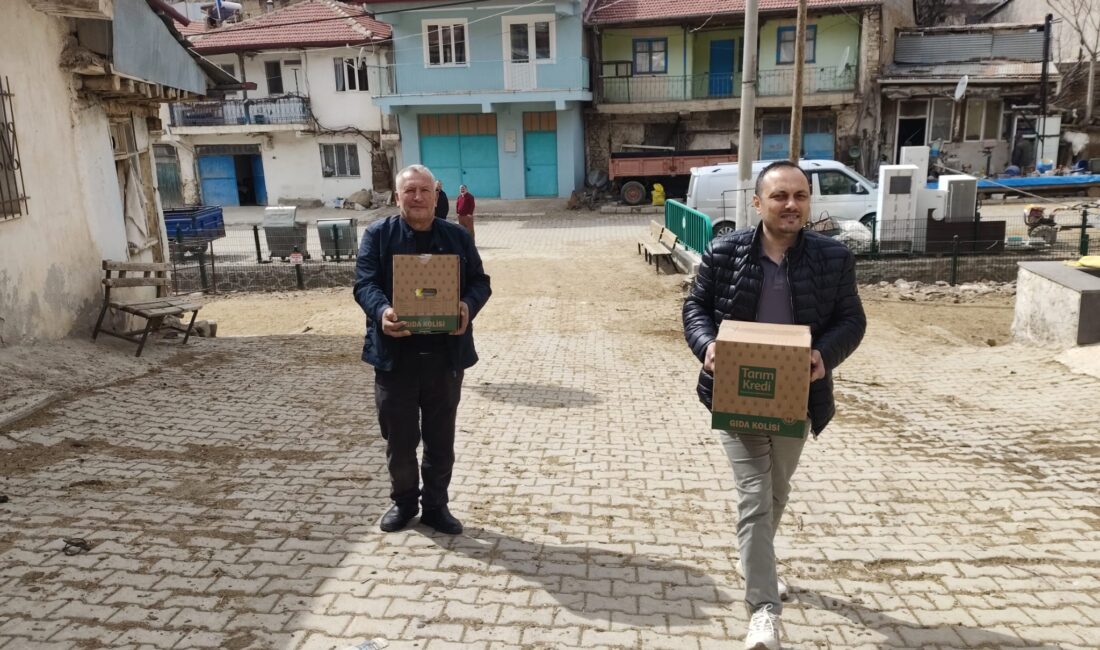 Gerçekleştirilen yardım çalışması kapsamında ihtiyaç sahibi ailelere toplam 100 adet