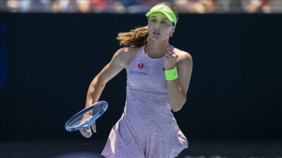WTA 1000 düzeyindeki turnuvada mücadele eden 23 yaşındaki milli sporcu,
