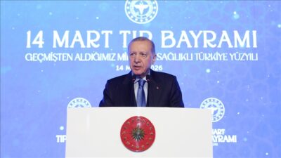 Cumhurbaşkanı Recep Tayyip Erdoğan, İstanbul Üniversitesi Beyazıt Kampüsü’nde 14 Mart
