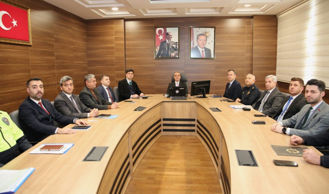 Ankara ile video konferans üzerinden kritik zirve İl Emniyet Müdürü