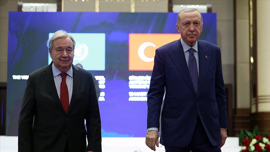 Cumhurbaşkanı Recep Tayyip Erdoğan, Beştepe Millet Sergi Salonu’nda, Birleşmiş Milletler