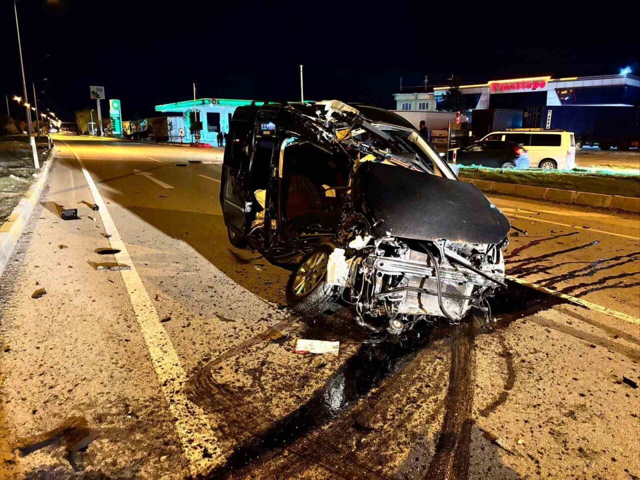 Afyonkarahisar’da trafik kazası: 1 ölü, 1 yaralı