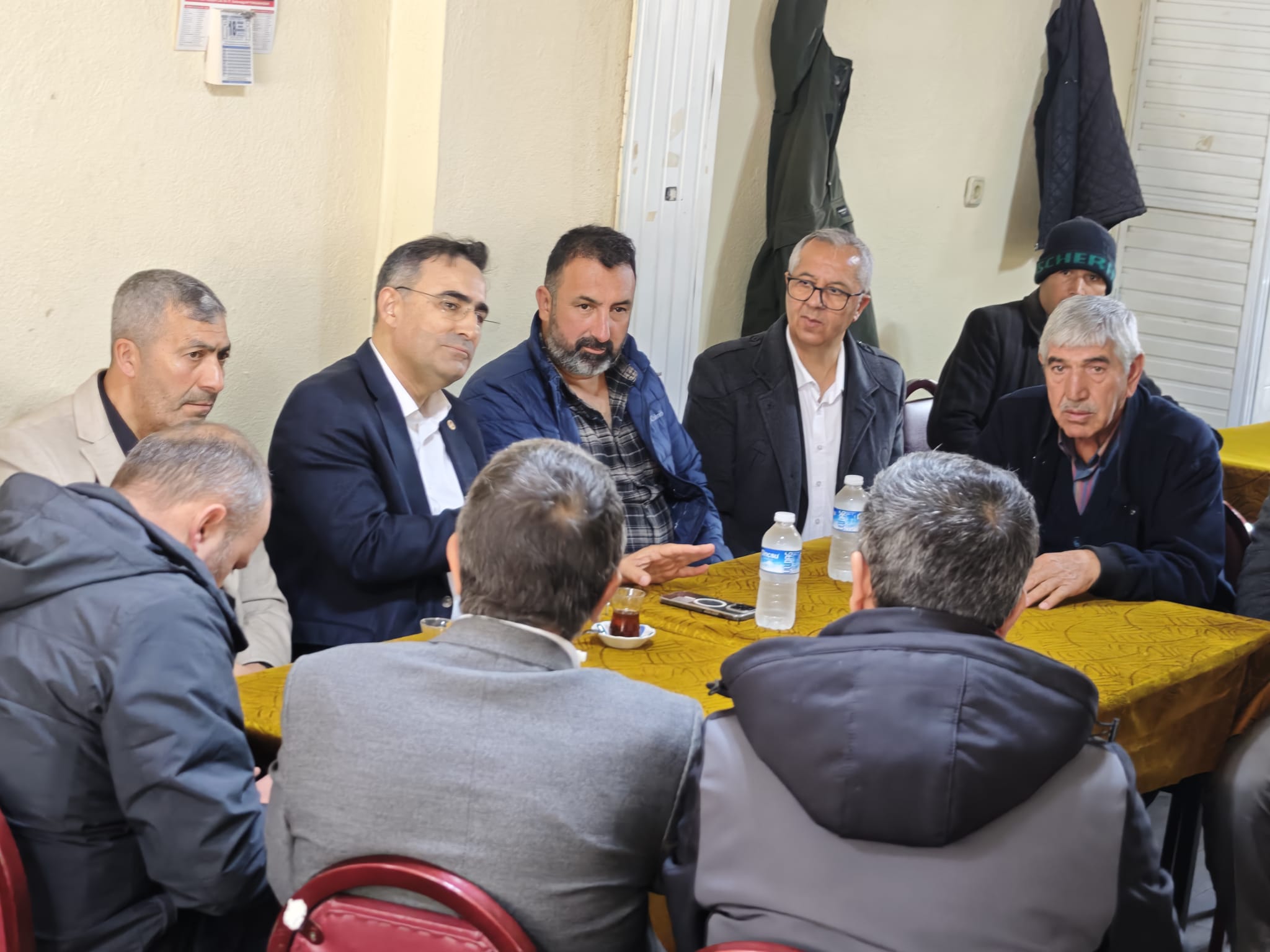 Programına AK Parti Sultandağı teşkilatıyla başlayan Milletvekili Arslan; İl Yönetim