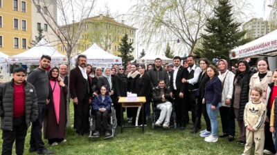 Mahalle tek yürek oldu Gökçe Vedia bebeğin gen tedavisine ulaştırılabilmesi