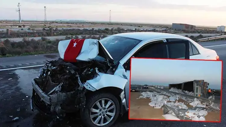 Yardım etmek için durdu, otomobiline araç çarptı: 1 ölü, 5 yaralı
