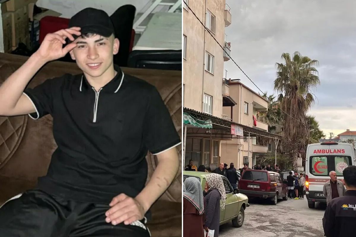 5 metreden apartman boşluğuna düştü Olay, dün akşam saat 19.00