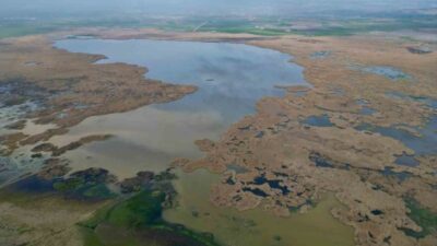 Son yıllarda sıklıkla kuraklıkla gündeme gelen Eber Gölü’nde son yaşanan