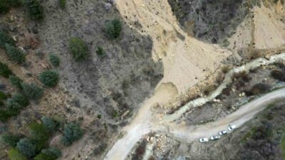 Afyonkarahisar’ın Çay ilçesinde aşırı yağışlar sonrası yaşanan heyelanın ardından baraj