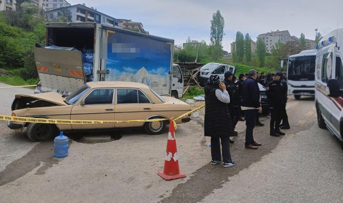 Kamyonet yokuş aşağı savruldu Kaza, Çankaya ilçesi Şemsettin Günaltay Caddesi’nde