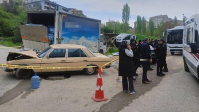 Kamyonet yokuş aşağı savruldu Kaza, Çankaya ilçesi Şemsettin Günaltay Caddesi’nde