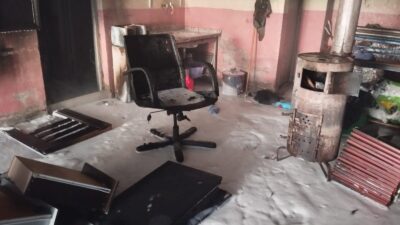 Bir anda alevler içinde kaldı Feci olay, Kelkit Yeni Sanayi
