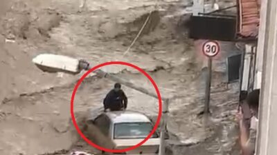 Sarı kodlu uyarı sonrası Hacı Osman Deresi taştı Meteoroloji Genel