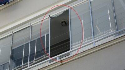 Büyük gürültüyle uyandılar Olay, sabah saat 06.30 sıralarında İlkadım ilçesinde
