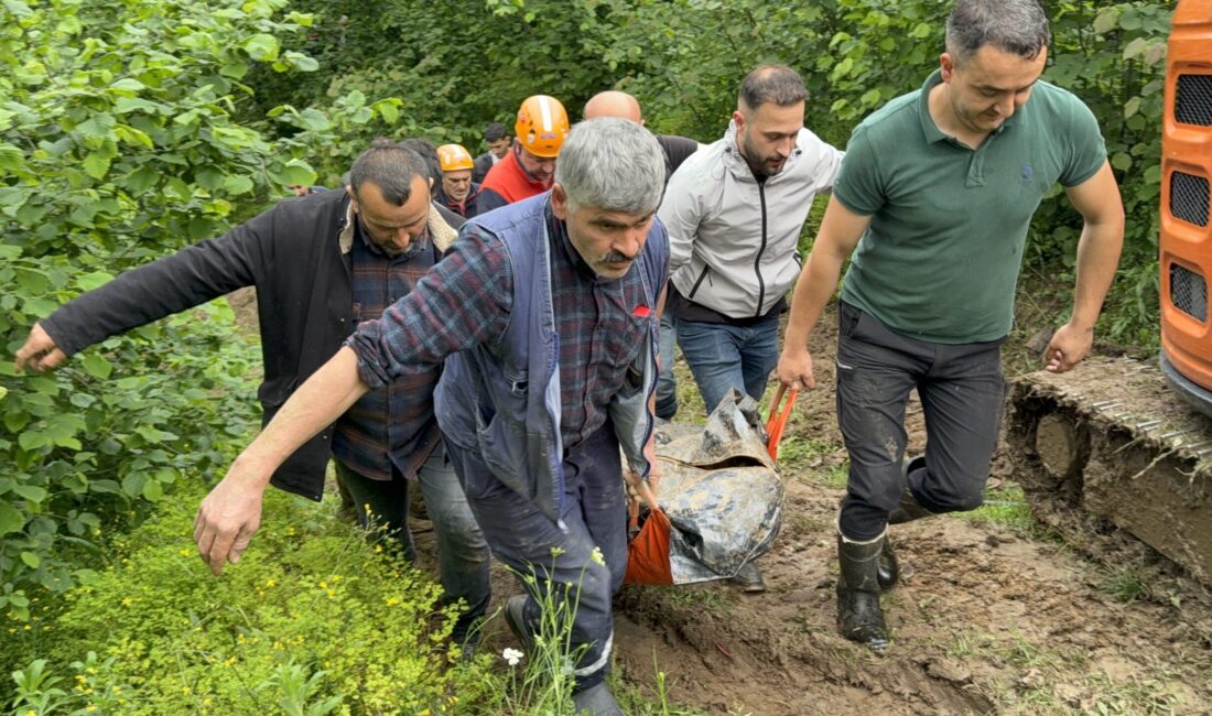 Kazı yaptıkları sırada toprak devrildi Olay, Salıpazarı ilçesi Karadere Mahallesi