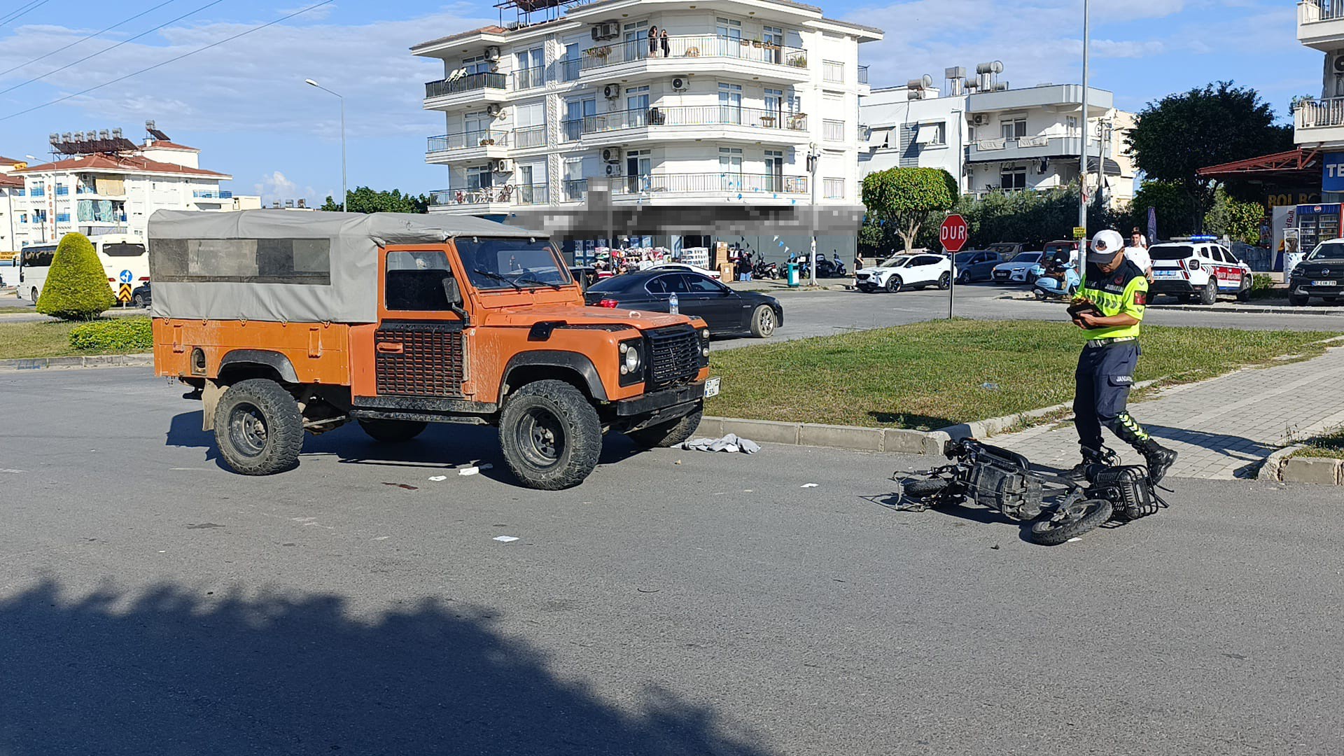 Kazadan yaralı kurtuldu, plakasız araç kullanmaktan 46 bin TL ceza yedi!